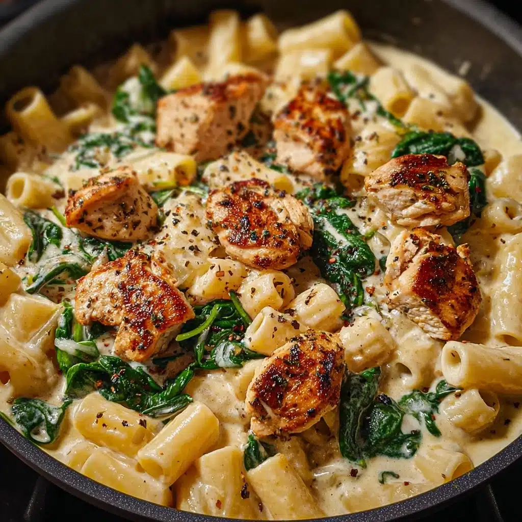 Healthy Garlic Parmesan Chicken Pasta Recipe - Recipe Image