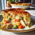 Easy Chicken Cobbler Dinner Casserole Recipe