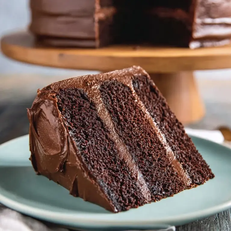 Chocolate Fudge Cake Recipe