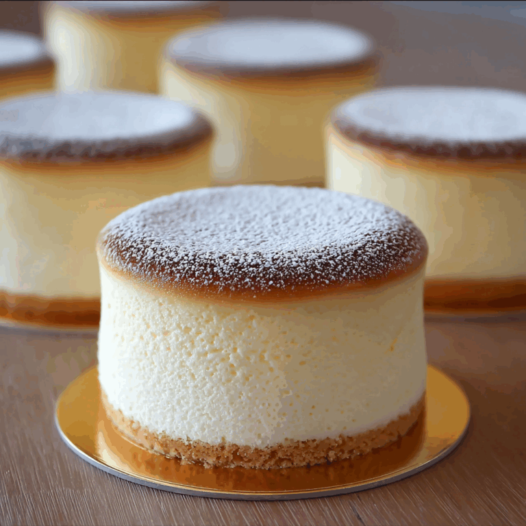 Quick Mini Japanese Cheesecakes Recipe
