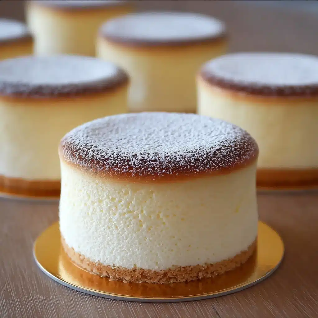 Quick Mini Japanese Cheesecakes Recipe - Recipe Image