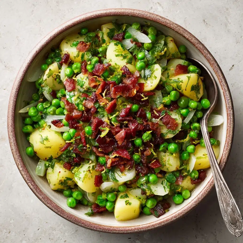 Thanksgiving Peas (with Pear and Pancetta) Recipe - Recipe Image