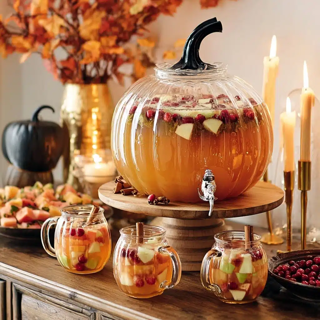 Sparkling Caramel Apple Punch (Spiked Option!) Recipe