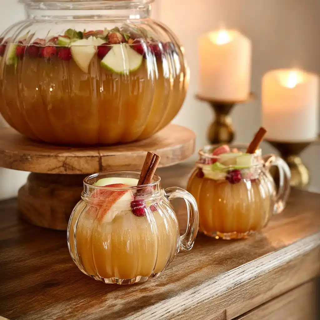 Sparkling Caramel Apple Punch (Spiked Option!) Recipe - Recipe Image