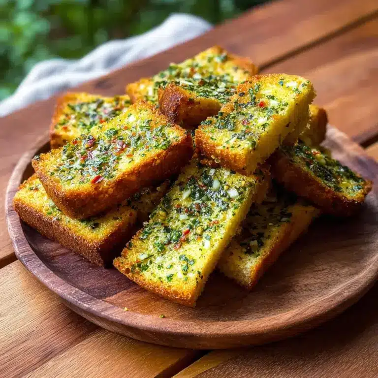 10-Minute Air Fryer Garlic Bread Recipe