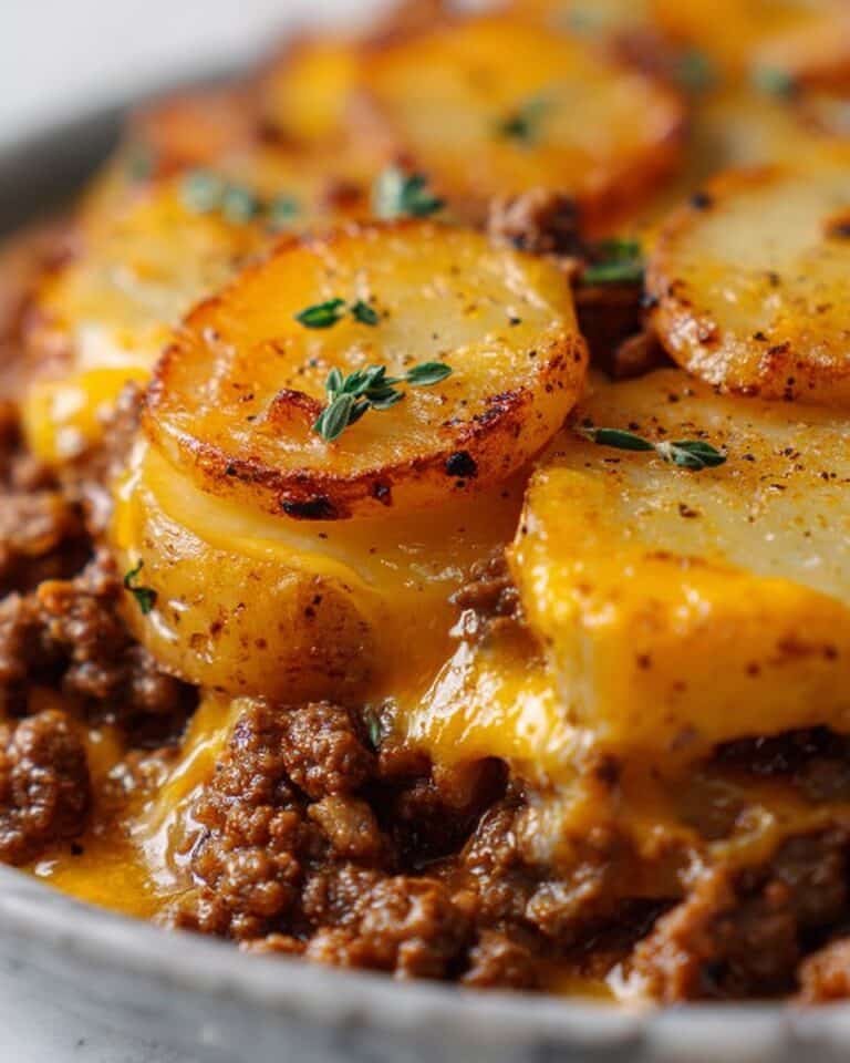 Hamburger Potato Casserole Recipe