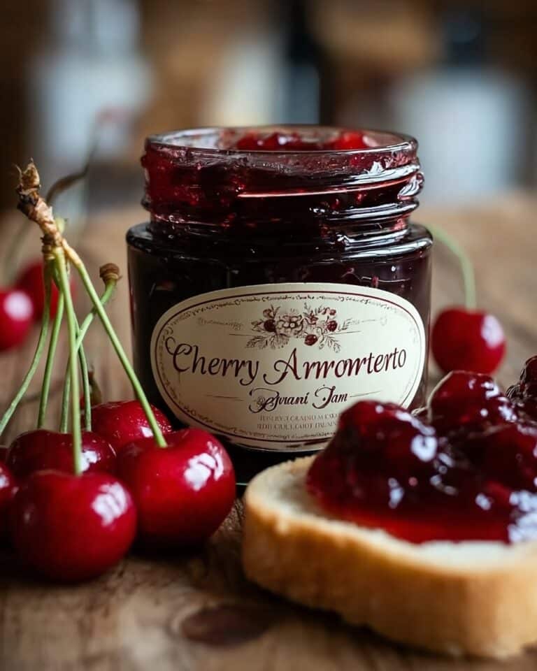 Homemade Cherry Amaretto Jam Recipe