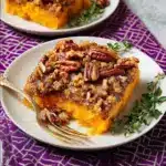 Sweet Potato Casserole with Pecan Topping Recipe