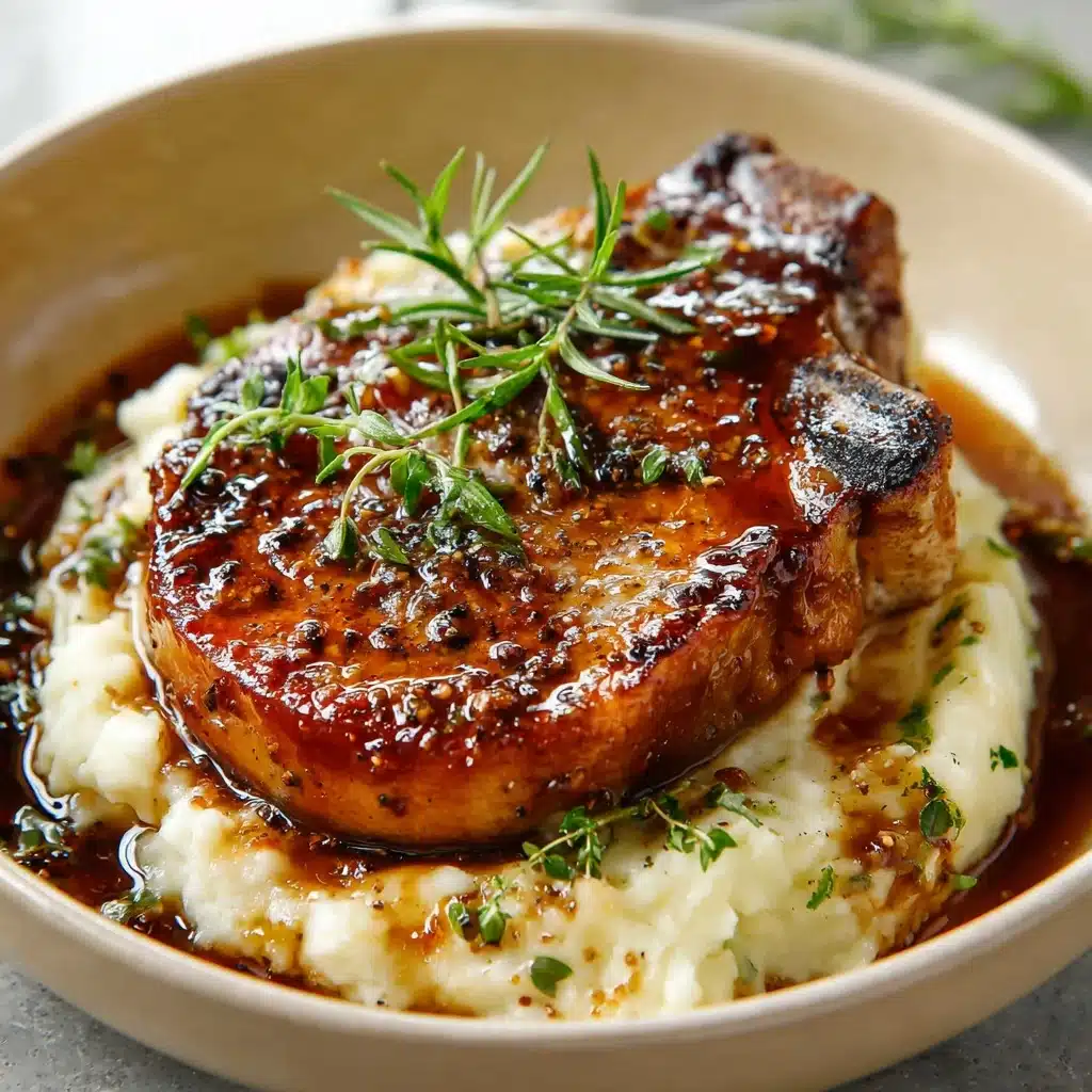 Easy 30 Minute Brown Sugar Pork Chops Recipe - Recipe Image