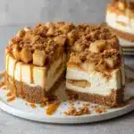 Salted Caramel Apple Pie Cheesecake Recipe