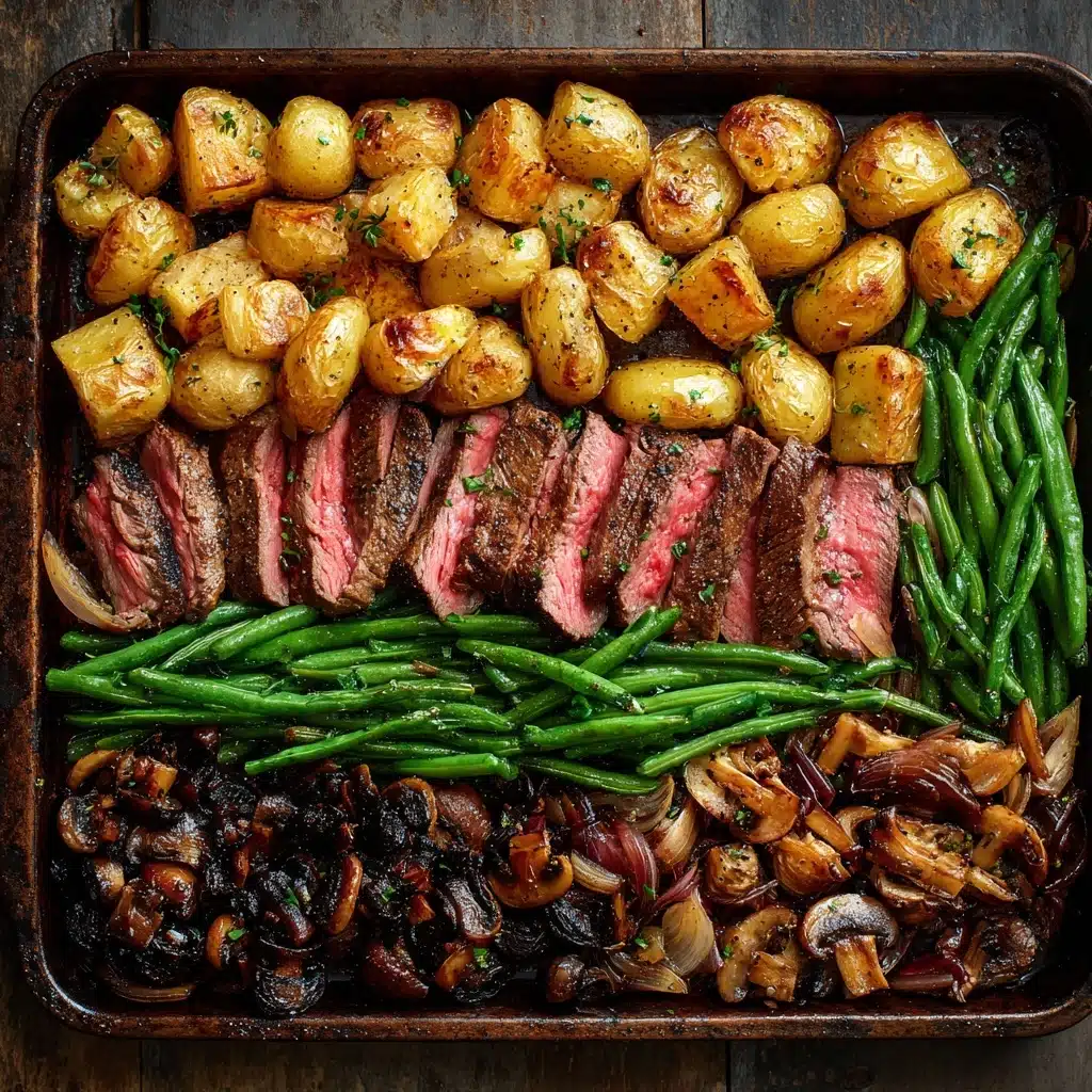 Sheet Pan Steak and Veggies Recipe - Recipe Image