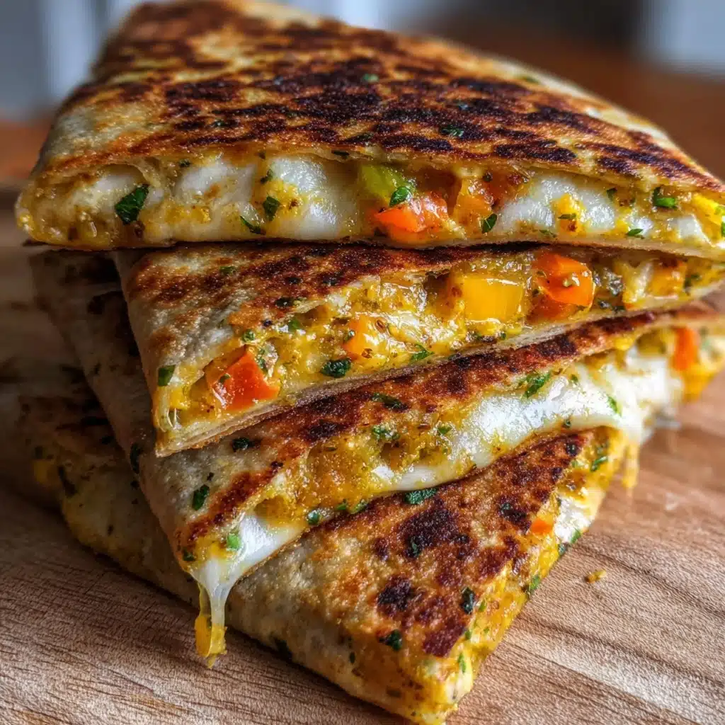 Farmers Market Vegetarian Quesadillas: A Fresh Delight Recipe - Recipe Image