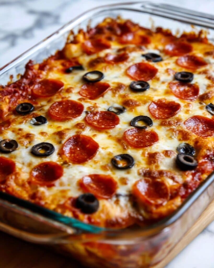 Low Carb Pizza Casserole Recipe