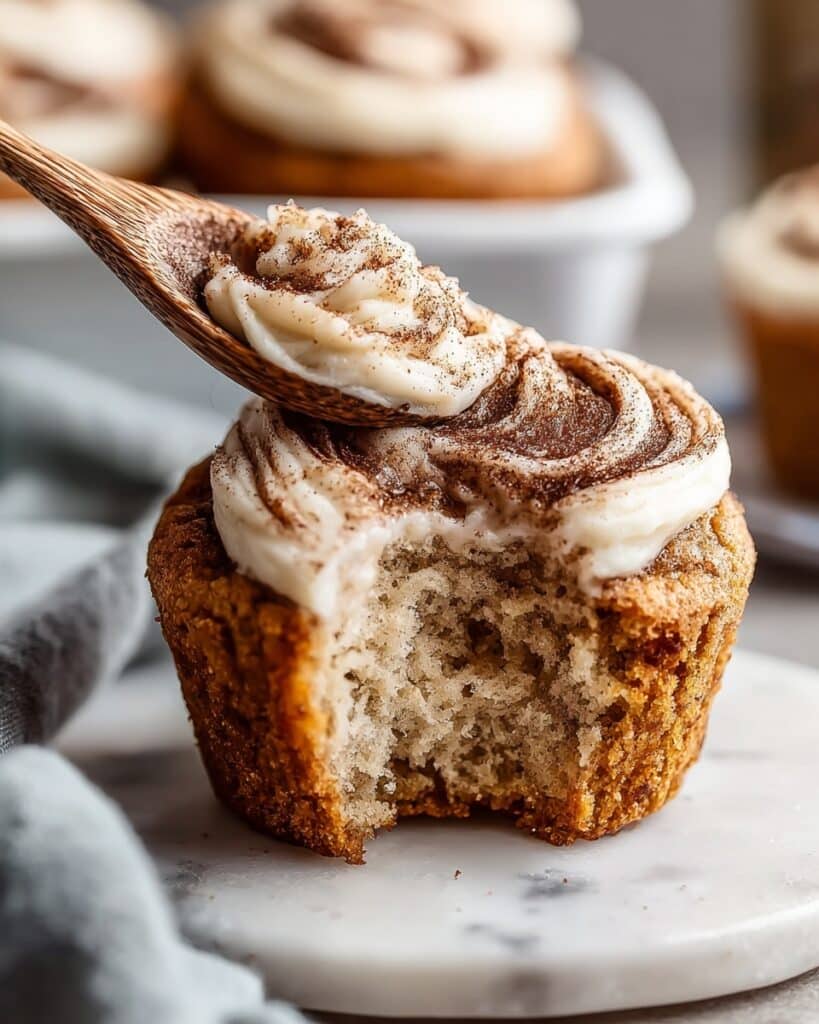 Cinnamon Roll Protein Muffins Recipe