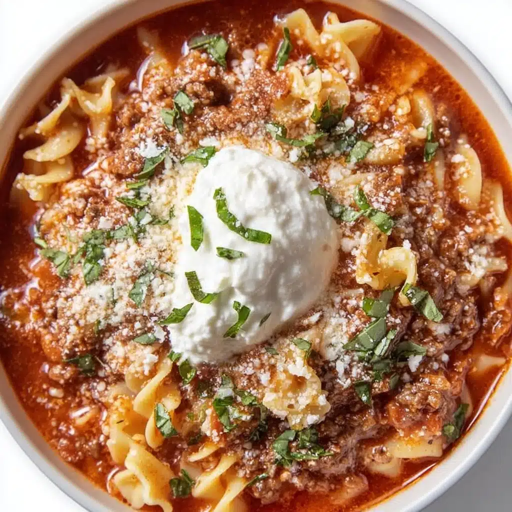 Easy Lasagna Soup Recipe - Recipe Image