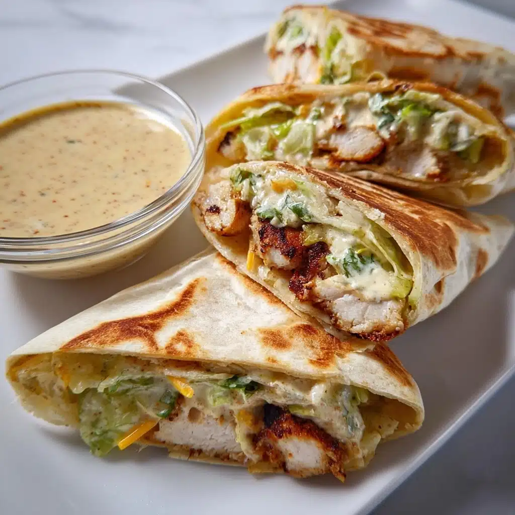 Chicken Caesar Wrap Recipe - Recipe Image