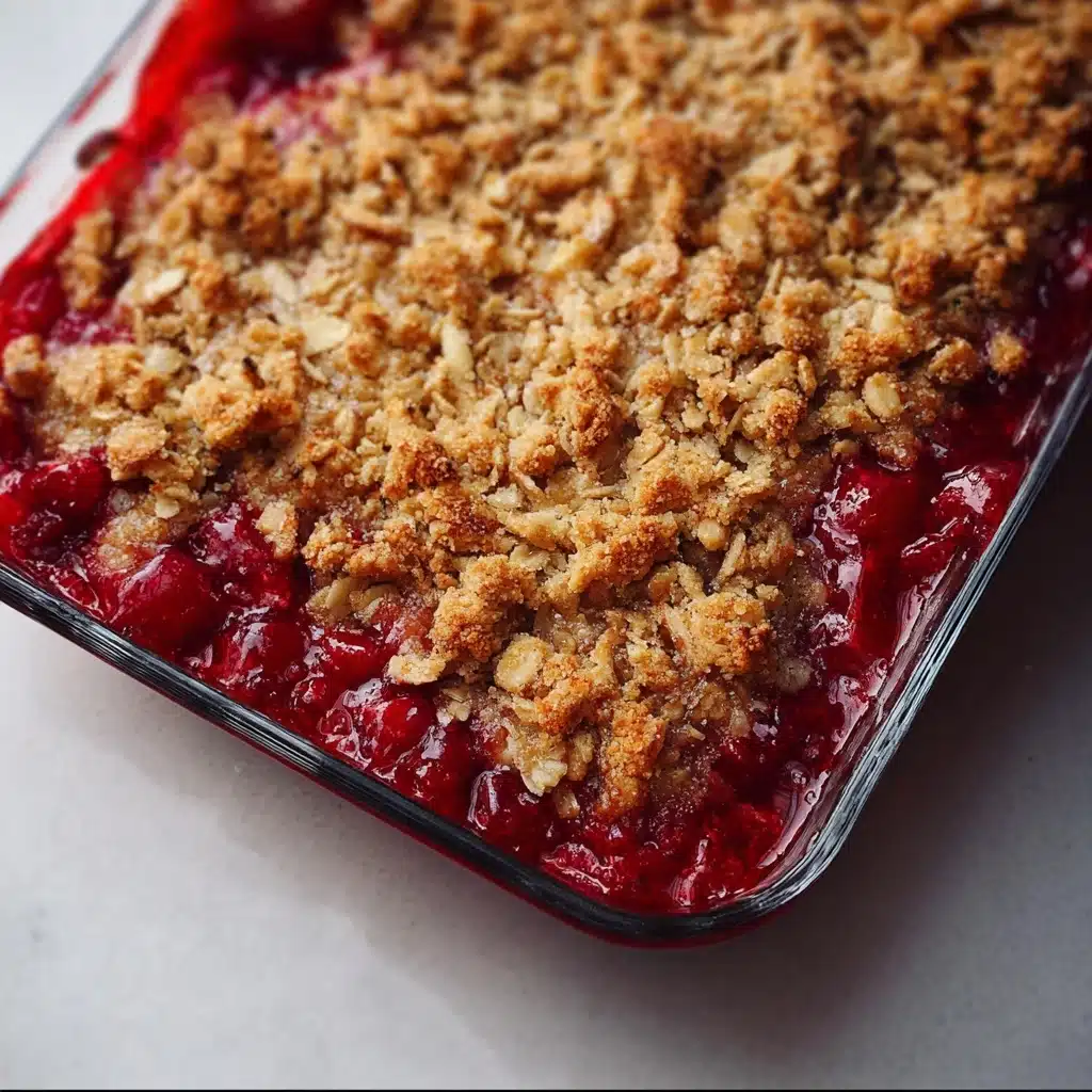 Rhubarb Raspberry Crisp Recipe