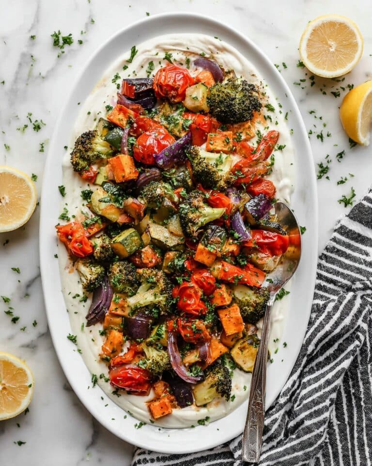 Whipped Feta with Roasted Vegetables Recipe