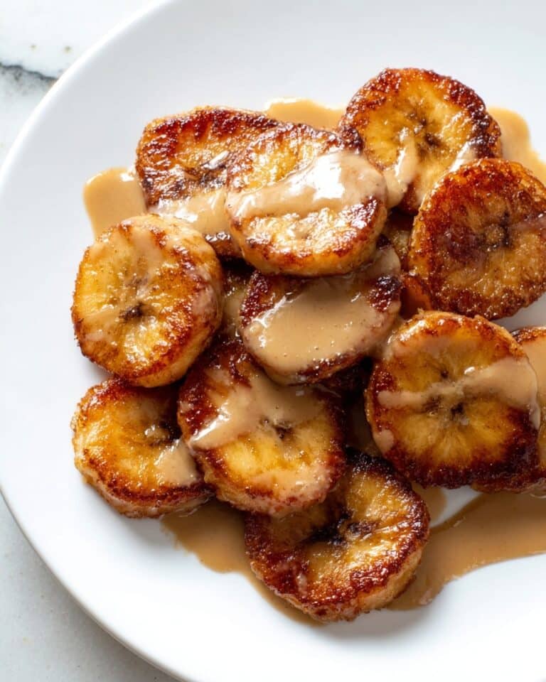 Fried Cinnamon Bananas with Honey and Nut Butter Recipe