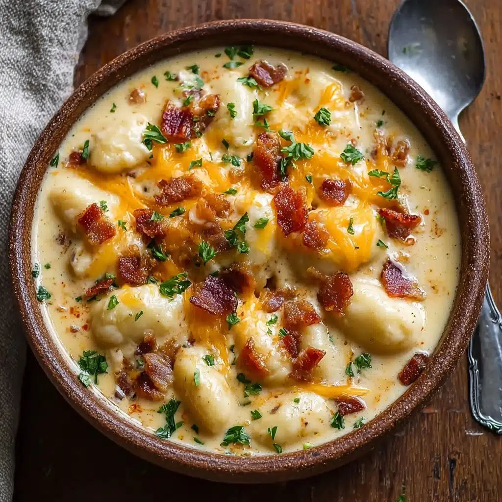 Bacon Cheddar Gnocchi Soup – A Rich and Creamy Comfort Meal Recipe