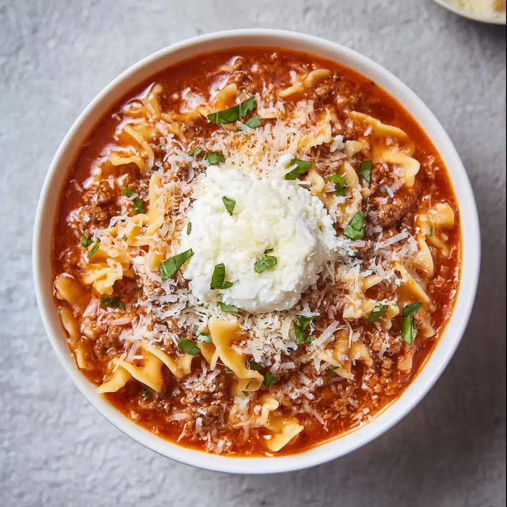 Easy Lasagna Soup Recipe - Recipe Image
