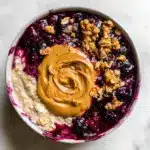 Blueberry Pie Overnight Oats Recipe