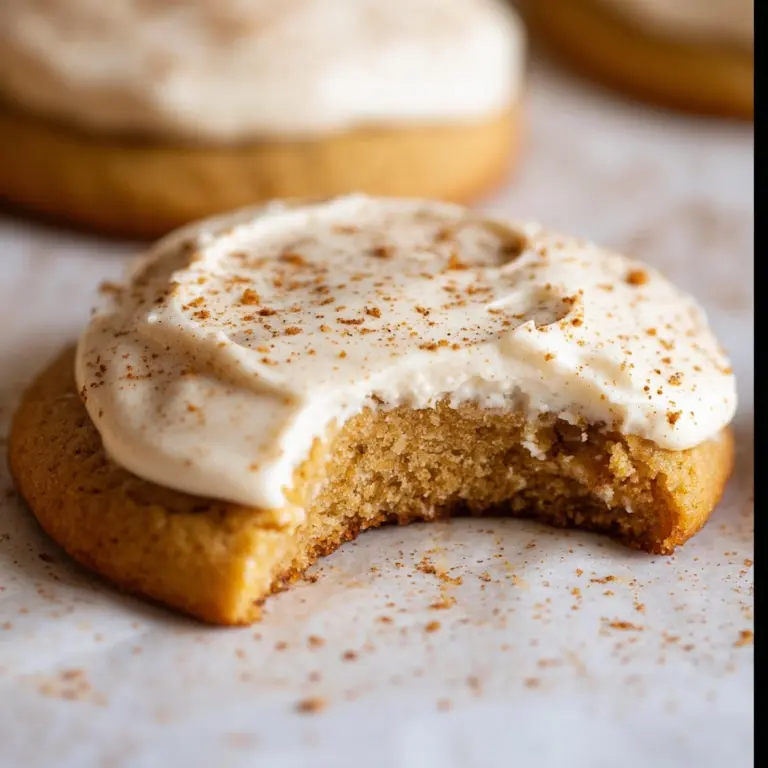 Pumpkin Spice Sugar Cookies with Cream Cheese Frosting Recipe