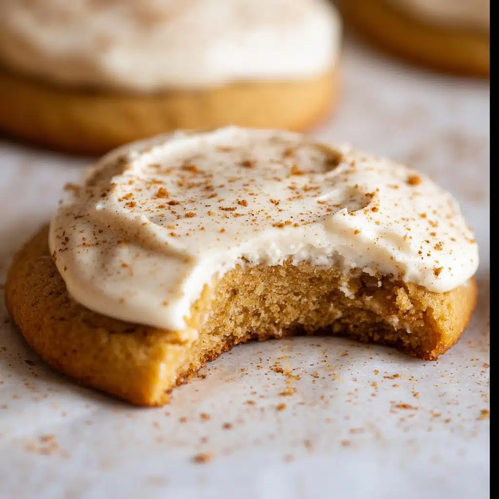 Pumpkin Spice Sugar Cookies with Cream Cheese Frosting Recipe - Recipe Image