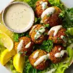 Falafel Balls With Tahini Drizzle Recipe