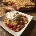 Simple and Healthy Cranberry Apple Crisp Recipe