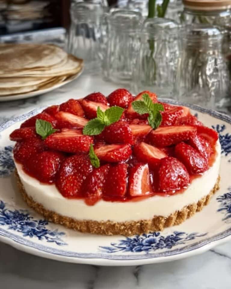Vanilla Custard & Strawberry Tart Recipe
