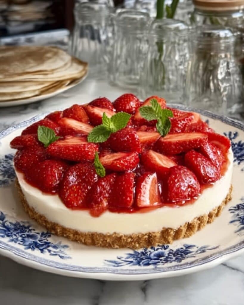 Vanilla Custard & Strawberry Tart Recipe