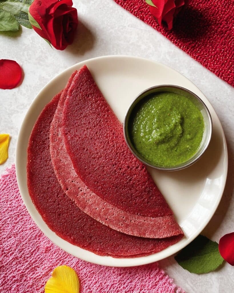 Beetroot Oats Chilla Recipe