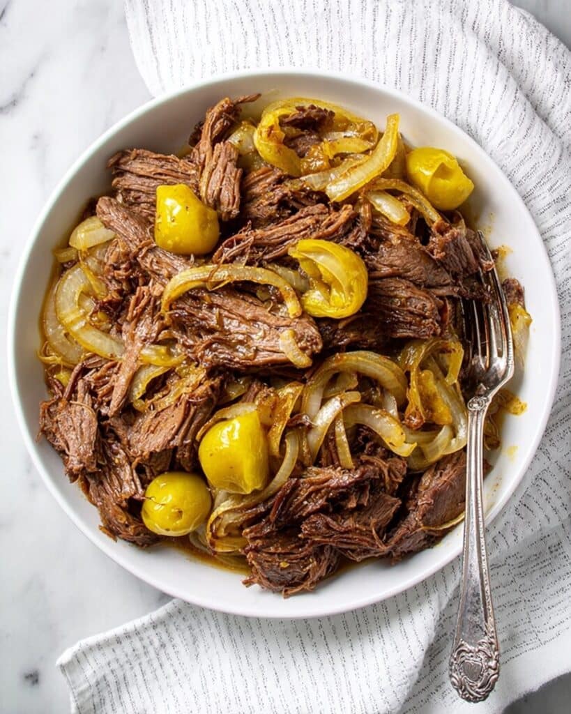 Low Carb Slow Cooker Italian Beef Recipe