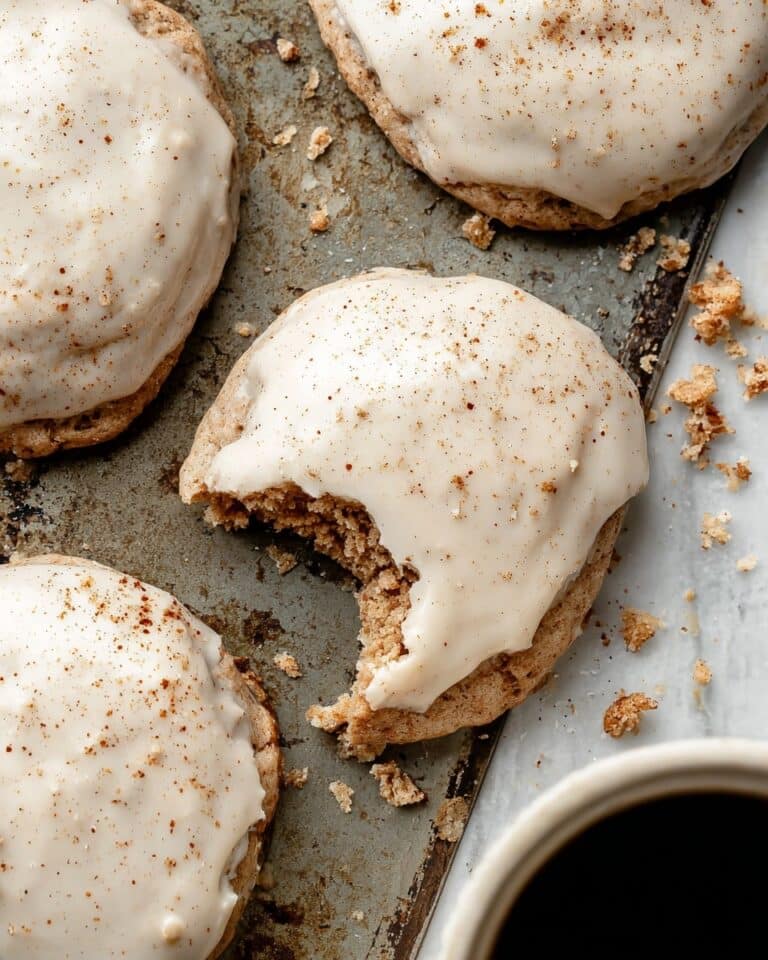 Seriously Thick & Chewy Chai Oatmeal Cookies with Maple Glaze Recipe