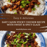 Easy Cajun Sticky Chicken Recipe