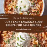 Easy Lasagna Soup Recipe