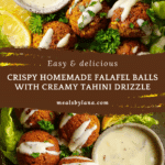 Falafel Balls With Tahini Drizzle Recipe