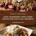 Simple and Healthy Cranberry Apple Crisp Recipe