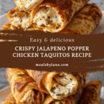 Delicious Jalapeno Popper Chicken Taquitos for Cozy Nights Recipe