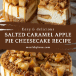 Salted Caramel Apple Pie Cheesecake Recipe