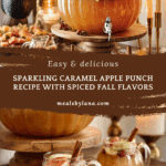 Sparkling Caramel Apple Punch (Spiked Option!) Recipe