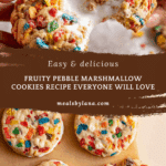 Fruity Pebble Marshmallow Cookies Recipe