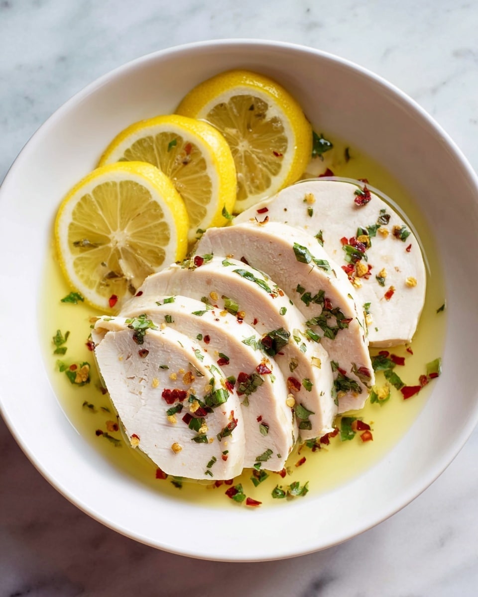 Perfect Juicy Poached Chicken Recipe