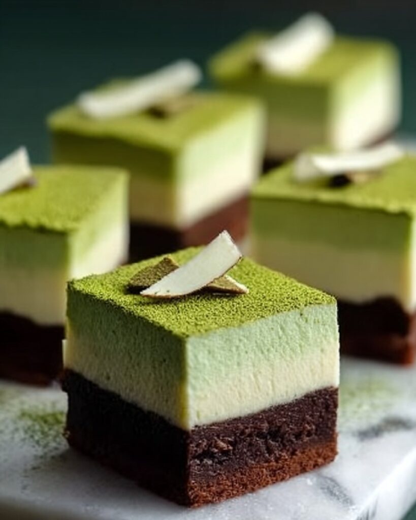 Matcha Cheesecake Brownies Recipe