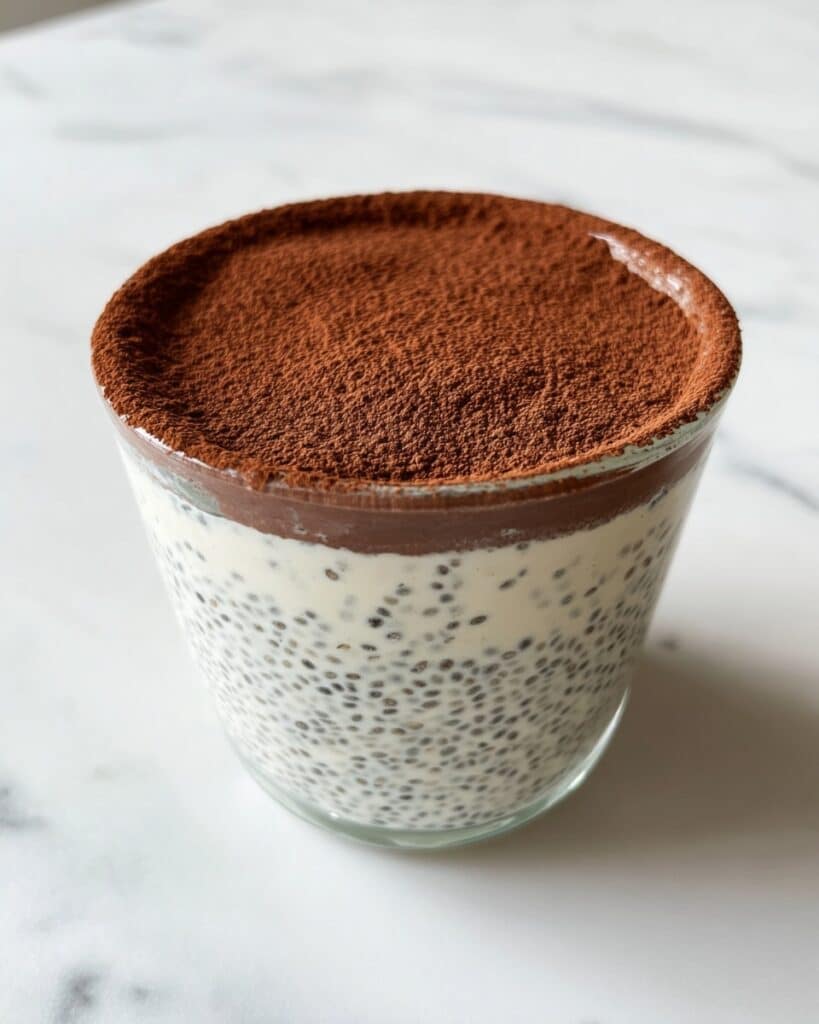 Viral Tiramisu Chia Pudding (Gluten Free, Refined Sugar Free) Recipe