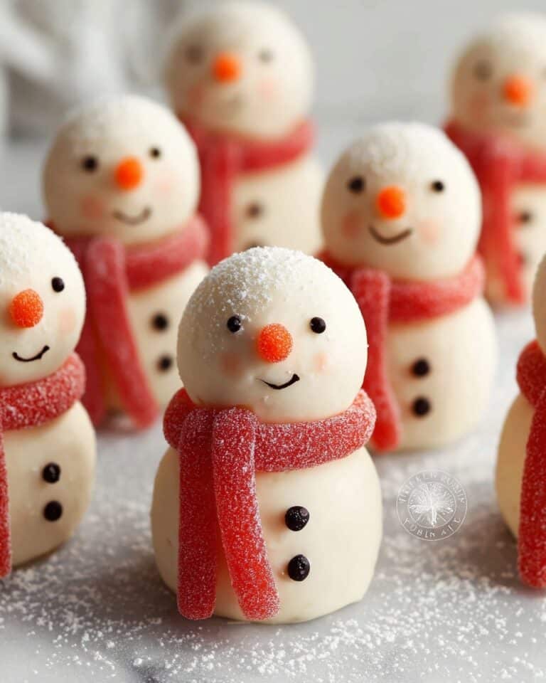No-Bake Snowman Truffles Recipe