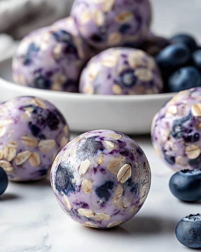 Blueberry Cheesecake Protein Bites Recipe