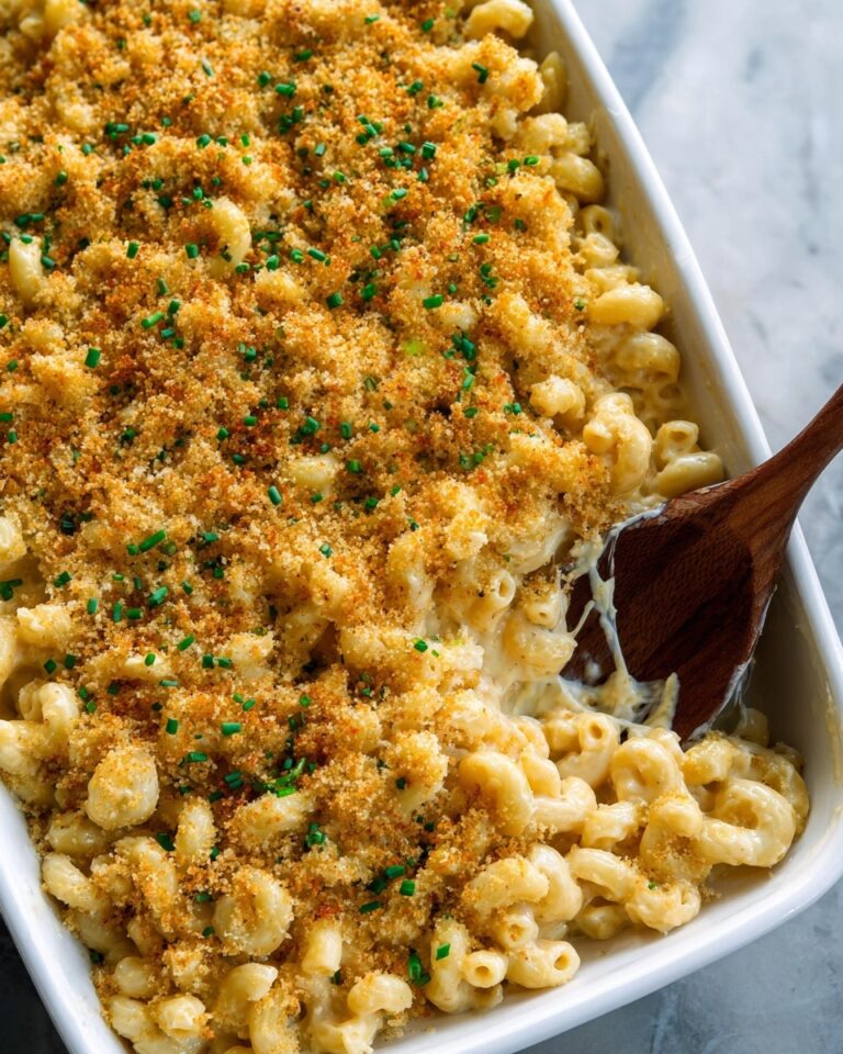 Butternut Squash Mac and Cheese with Toasted Panko and Spiced Cheese Sauce Recipe