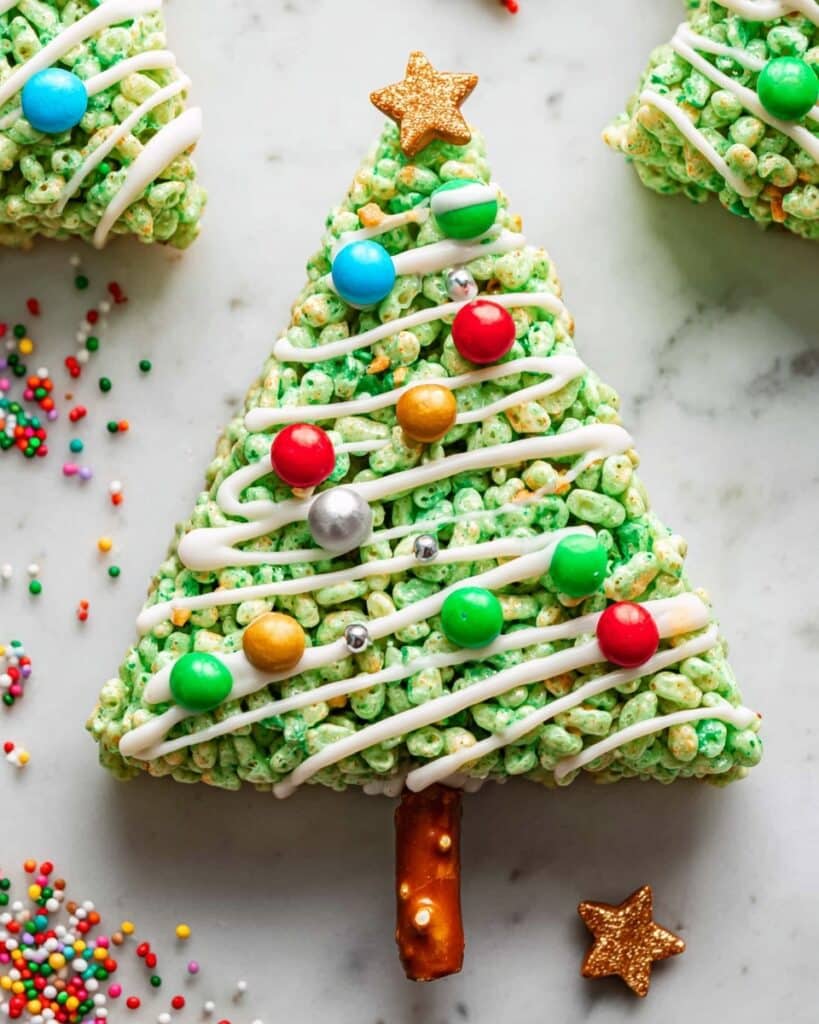 Rice Krispie Christmas Trees Recipe